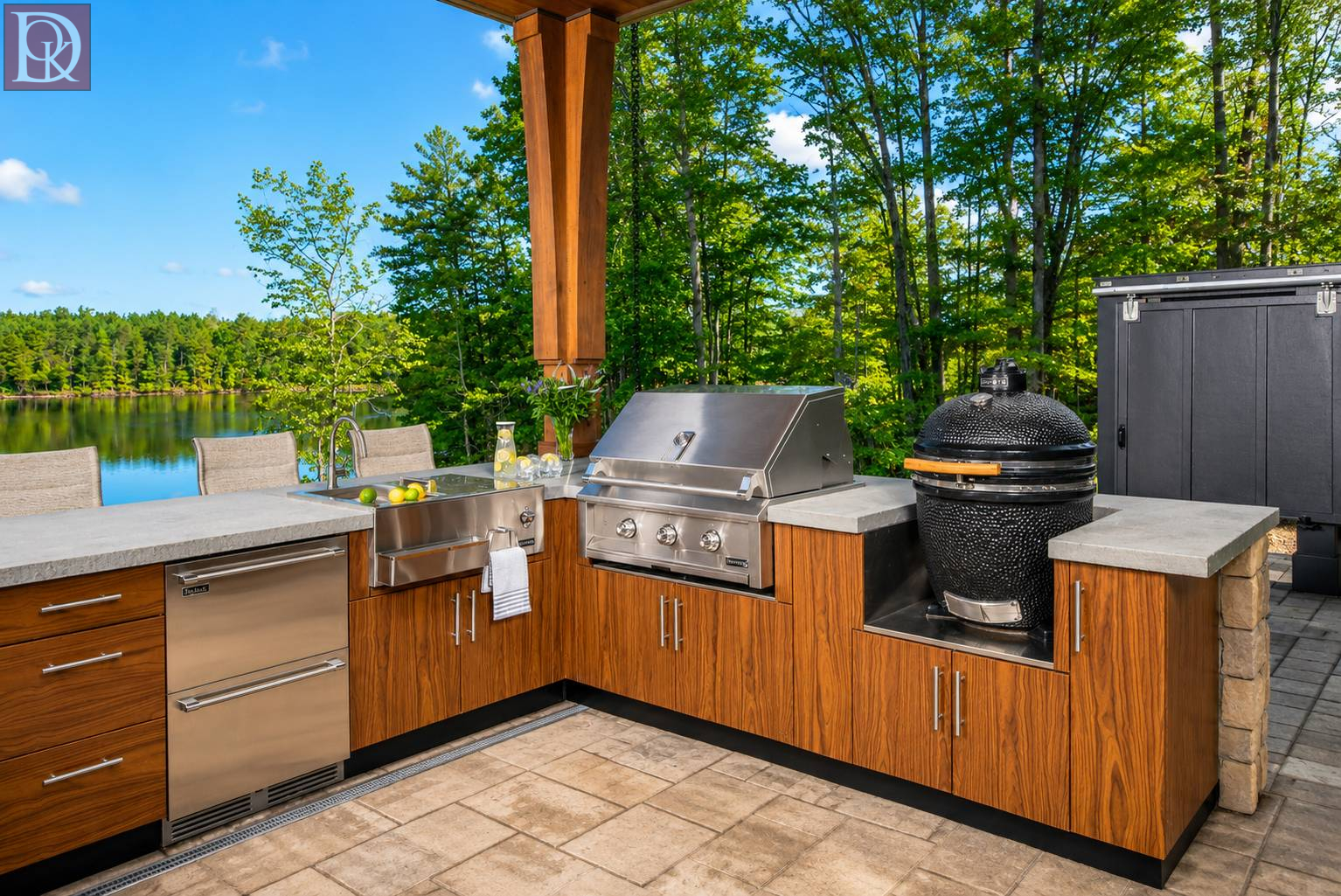 distinctive outdoor kitchens