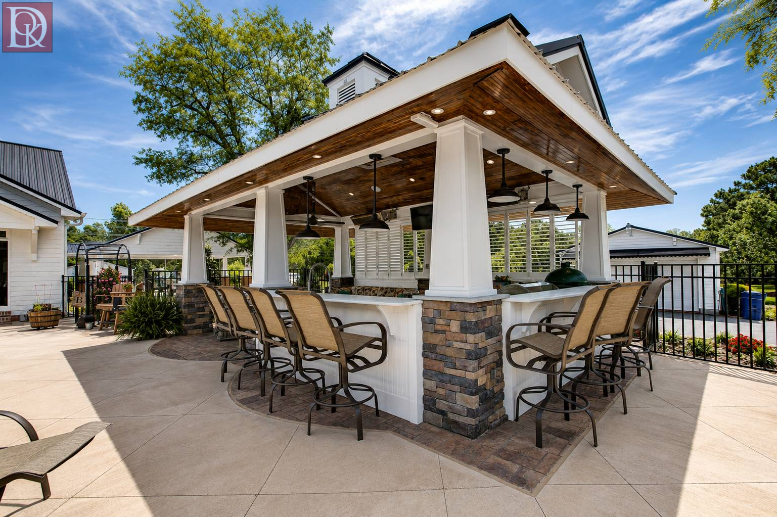 transform-your-backyard-outdoor-kitchens-and-beyond-img1-scaled-new Luxury custom outdoor kitchen by Distinctive Outdoor Kitchens, set up for summer entertaining in Raleigh